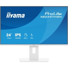 Iiyama ProLite XB2497HSN-W1, 60,5 cm 23.8", 1920 x 1080 pixels, Full HD, LED, Blanc