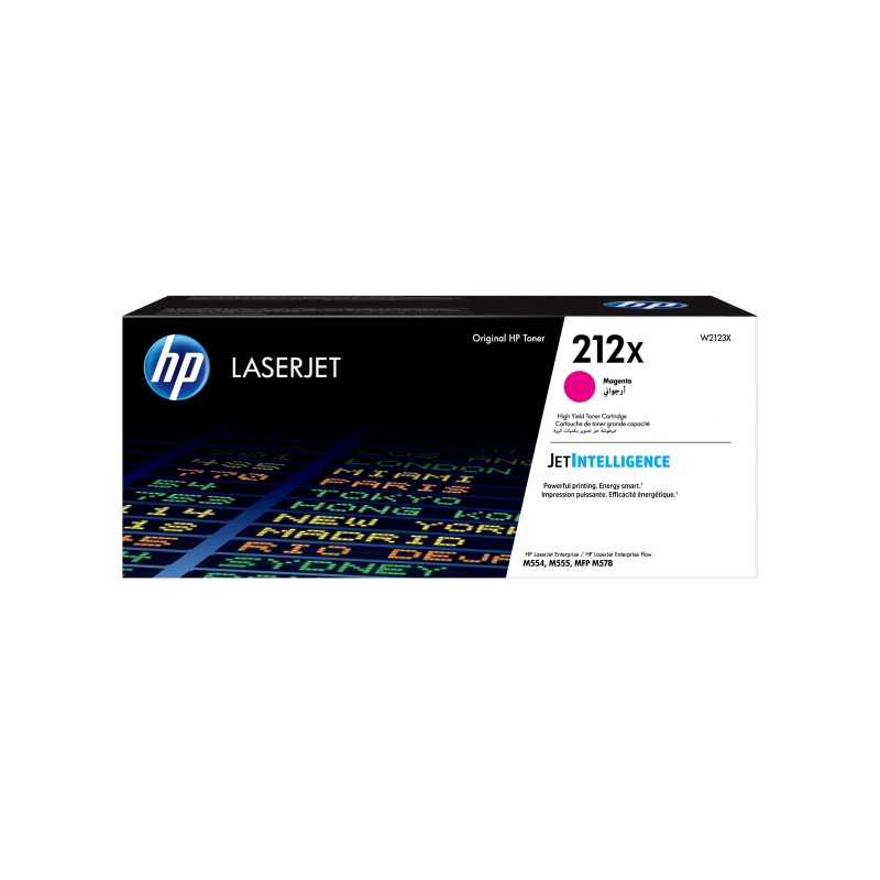 HP Toner LaserJet magenta grande capacité authentique 212X, 10000 pages, 0 pages, Magenta, 1 pièce