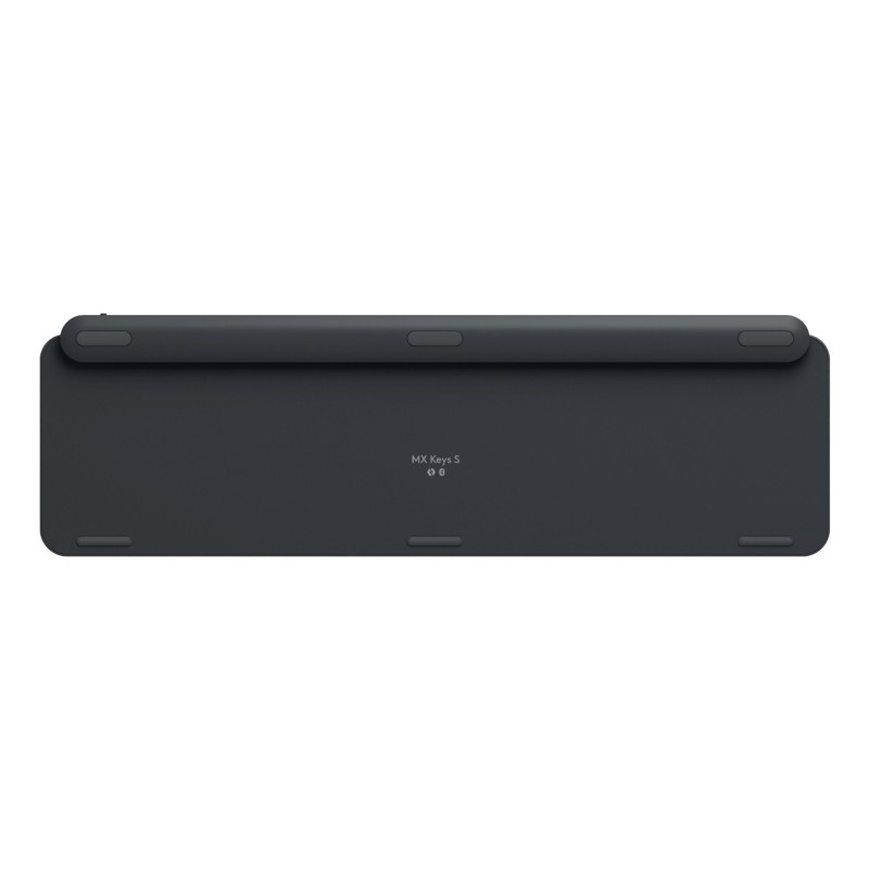 Logitech MX Keys S, Sans fil, Bluetooth, Commutateur de touche « ciseaux », QWERTZ, LED, Graphite