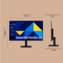 Samsung S27D304GAU, 68,6 cm 27", 1920 x 1080 pixels, Full HD, LED, 5 ms, Noir