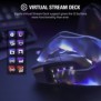 Corsair Scimitar Elite Wireless SE, Droitier, Optique, RF sans fil + Bluetooth, 33000 DPI, Noir