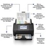 Epson WorkForce ES-590W, 215,9 x 6096 mm, 600 x 600 DPI, 30 bit, 24 bit, 8 bit, 45 ppm