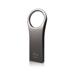 Silicon Power Jewel J80, 16 Go, USB Type-A, 3.2 Gen 1 3.1 Gen 1, Sans capuchon, 5,9 g, Titane