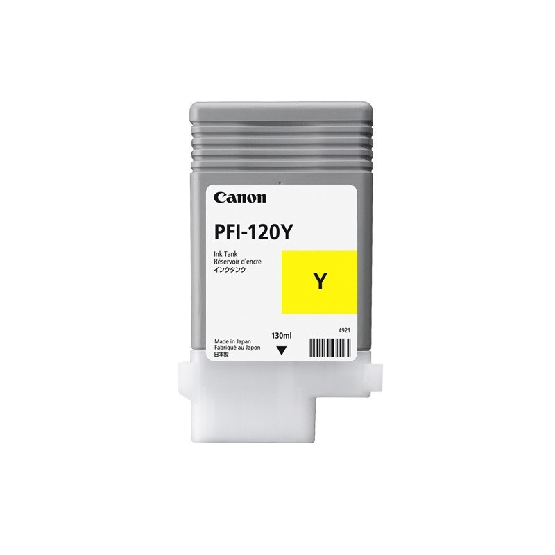 Canon PFI-120Y, Jaune, Encre à pigments, 130 ml, 1 pièce, Paquet unique