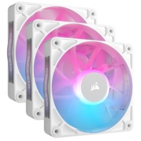 Corsair iCUE LINK RX120 RGB, Ventilateur, 12 cm, 400 trmin, 2100 trmin, Blanc