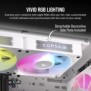 Corsair iCUE LINK RX120 RGB, Ventilateur, 12 cm, 400 trmin, 2100 trmin, Blanc