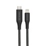 TerraTec CHARGE CL2, 2 m, USB C, Lightning, Mâle, Mâle, Noir