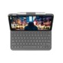 Logitech Slim Folio, QWERTZ, Allemand, 1,8 cm, 1 mm, Apple, Slim Folio pour iPad A16 Slim Folio pour iPad 10e génération iPad 10e génération