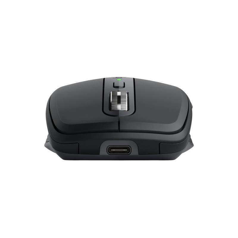 Logitech MX Anywhere 3S, Droitier, Laser, RF sans fil + Bluetooth, 8000 DPI, Graphite