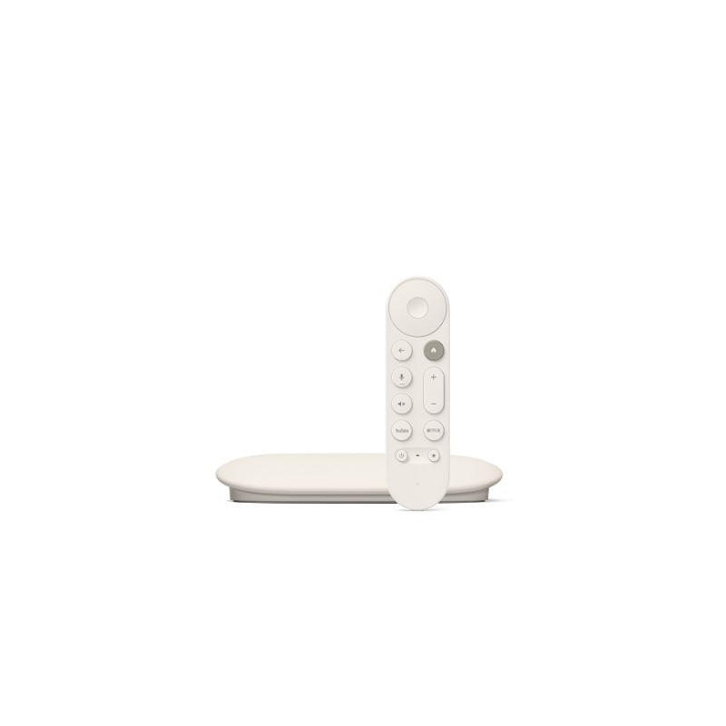 Google TV Streamer , Blanc, 32 Go, 4K Ultra HD, Dolby Vision, High Dynamic Range 10+ HDR10 Plus, Dolby Atmos