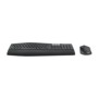 Logitech MK850 Performance, Taille réelle 100 %, Sans fil, RF sans fil + Bluetooth, QWERTY, Noir, Souris incluse