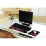 Kensington Tapis de souris Duo Gel coloris rougegris foncé, Noir, Rouge