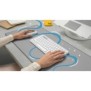 Logitech 920-012204, Sans fil, RF sans fil + Bluetooth, Commutateur de touche « ciseaux », QWERTZ, Blanc, Souris incluse