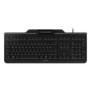 Cherry Smart Board 1150, Taille réelle 100 %, Avec fil, USB, QWERTZ, Noir