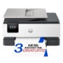 HP OfficeJet Pro 8132e Sans fil All-in-One Couleur Imprimante, Instant Ink Impression recto-verso, A jet d'encre thermique, Impression couleur, 4800 x 1200 DPI, A4, Impression directe, Gris