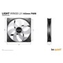 Be Quiet! Light Wings LX 140 mm PWM | Ventilateur PC ARGB, Ventilateur, 14 cm, 1200 trmin, 95 m³h, Noir