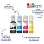 Epson EcoTank ET-5855, Jet d'encre, Impression couleur, 4800 x 2400 DPI, A4, Impression directe, Noir