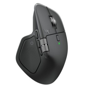 Logitech MX Master 4, Droitier, Laser, RF sans fil + Bluetooth, 8000 DPI, Graphite