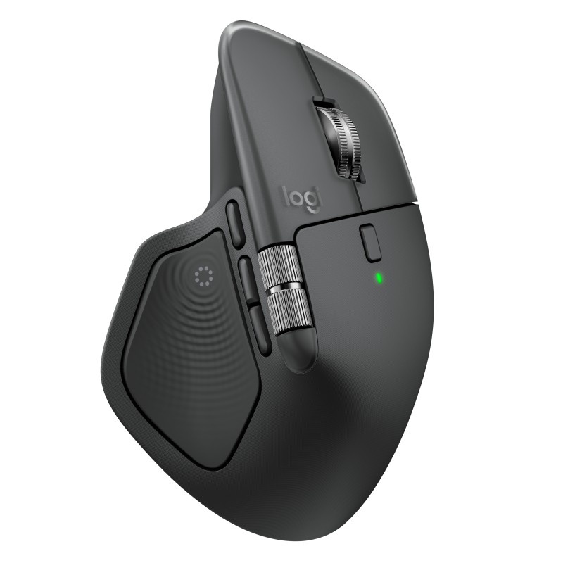 Logitech MX Master 4, Droitier, Laser, RF sans fil + Bluetooth, 8000 DPI, Graphite