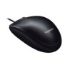 Logitech LGT-M90, Ambidextre, Optique, USB Type-A, 1000 DPI, Gris