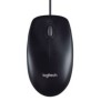 Logitech LGT-M90, Ambidextre, Optique, USB Type-A, 1000 DPI, Gris