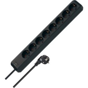 Brennenstuhl 1159300015, 5 m, Intérieure, IP20, Noir, 8 sortie CA, 230 V