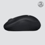 Logitech M220 Silent, Ambidextre, Optique, RF sans fil, 1000 DPI, Charbon de bois