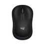 Logitech M220 Silent, Ambidextre, Optique, RF sans fil, 1000 DPI, Charbon de bois