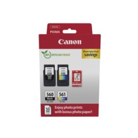 Canon 3713C008, Noir, Cyan, Magenta, Jaune, 2 pièce, Pack de valeur de photo