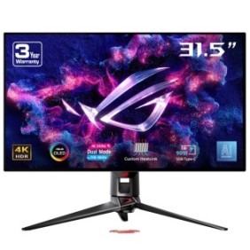 ASUS ROG Swift PG32UCDP, 80 cm 31.5", 3840 x 2160 pixels, 4K Ultra HD, OLED, 0,03 ms, Noir