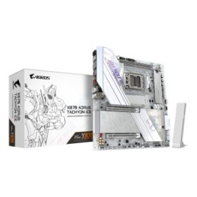 Gigabyte X870 AORUS TACHYON ICE Carte Mère – Compatible avec les processeurs AMD Ryzen 9000