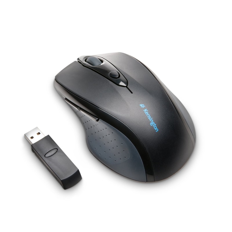 Kensington Souris pleine taille sans fil Pro Fit, Optique, RF sans fil, 1600 DPI, Noir