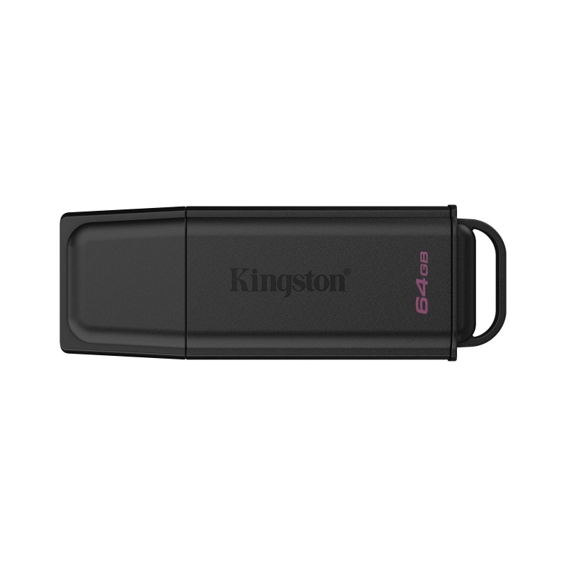 Kingston DataTraveler 64Go Stockage portable USB 3.2 Gen 1 Exodia Noir, 64 Go, USB Type-A, 3.2 Gen 1 3.1 Gen 1, Casquette, 8,96 g, Noir