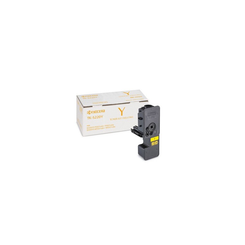 Kyocera TK-5220Y, 1200 pages, Jaune, 1 pièce