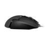 Logitech G Logitech G502 HERO, Droitier, Optique, USB Type-A, 25600 DPI, 1 ms, Noir