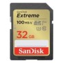 SanDisk Extreme, 32 Go, SDXC, Classe 10, UHS-I, 100 Mos, 60 Mos