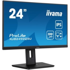 Iiyama ProLite XUB2492QSU-B1, 60,5 cm 23.8", 2560 x 1440 pixels, Quad HD, LED, 1 ms, Noir