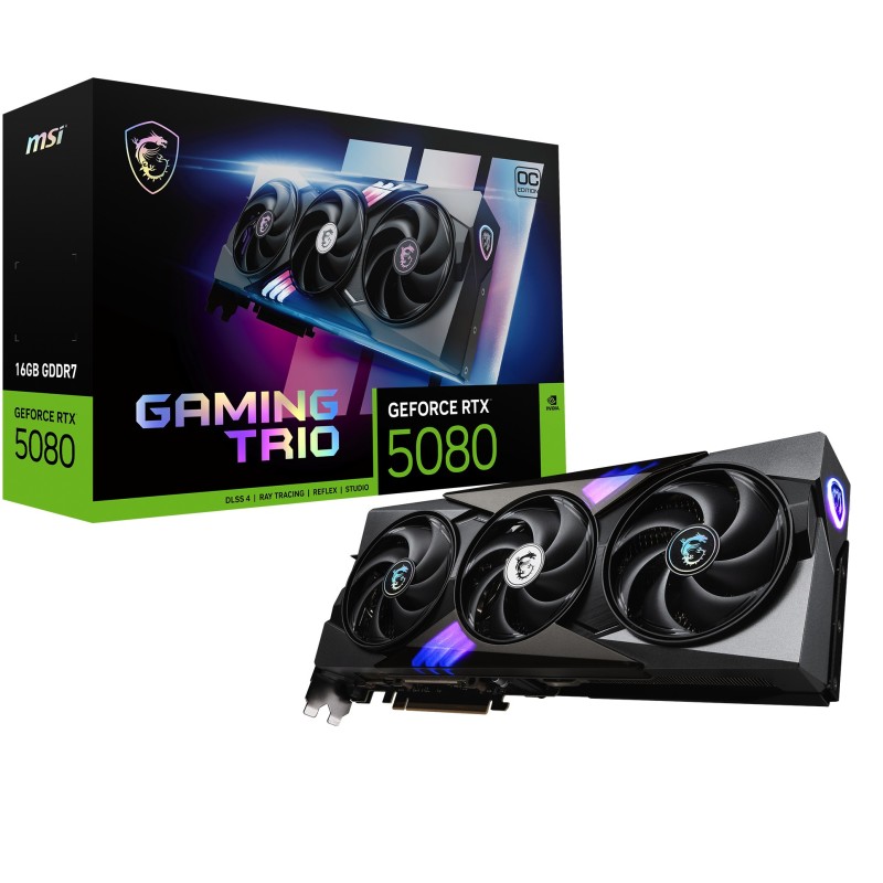 MSI GAMING GEFORCE RTX 5080 16G TRIO OC