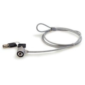 Conceptronic CNBSLOCK15, 1,5 m, Clé ronde, Argent