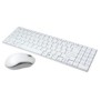 LogiLink ID0109, Taille réelle 100 %, Sans fil, RF sans fil, Blanc, Souris incluse
