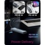 ICY BOX IB-HUB1742CR-C2PD, USB 3.2 Gen 2 3.1 Gen 2 Type-A + Type-C, USB 3.2 Gen 2 3.1 Gen 2 Type-A, USB 3.2 Gen 2 3.1 Gen 2 Type-C, MicroSD , MicroSDHC, MicroSDXC, SD, SDHC, SDXC, 10000 Mbits, Noir, Aluminium
