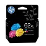 HP 62 cartouche d'encre trois couleurs authentique, Standard, Cyan, Magenta, Jaune, Encre à colorant, 4,5 ml, 1 pièce, Pack combo