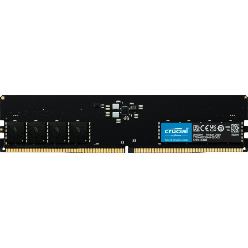 Crucial CT32G48C40U5, 32 Go, 1 x 32 Go, DDR5, 4800 MHz, 288-pin DIMM