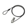Conceptronic CUSTODIO01BW, 1,8 m, Wedge, Verrouillage à combinaison, Noir