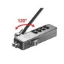 Conceptronic CUSTODIO01BW, 1,8 m, Wedge, Verrouillage à combinaison, Noir