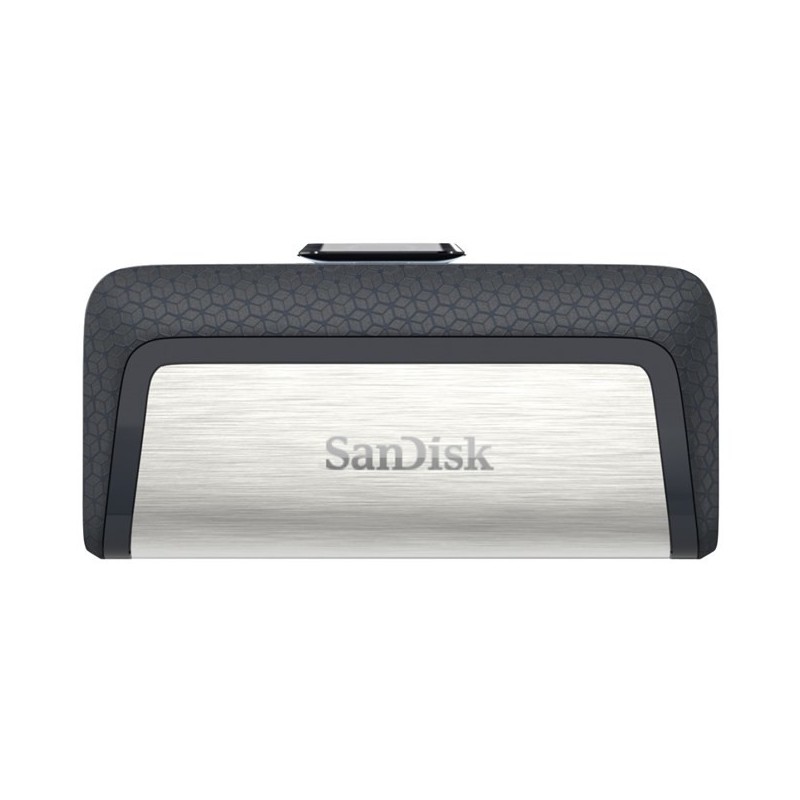 SanDisk 173338, 64 Go, USB Type-A USB Type-C, 150 Mos, Slide, 9,1 g, Noir, Argent