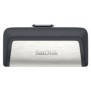 SanDisk 173338, 64 Go, USB Type-A USB Type-C, 150 Mos, Slide, 9,1 g, Noir, Argent