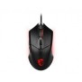 MSI Clutch GM08, Ambidextre, Optique, USB Type-A, 4200 DPI, Noir