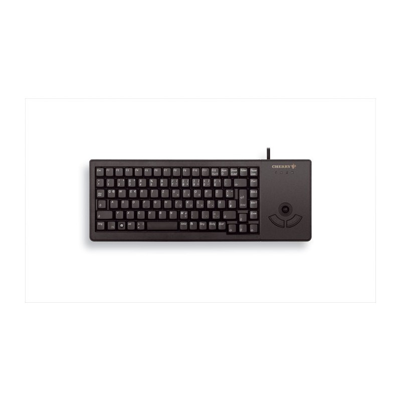 Cherry XS Trackball, Taille réelle 100 %, Avec fil, USB, QWERTY, Noir