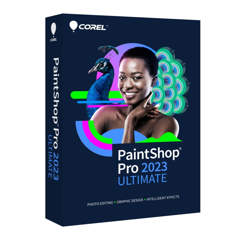 Corel PaintShop Pro 2023 Ultimate, Éditeur graphique, Allemand, 1 licence, Téléchargement électronique de logiciel, PaintShop Pro 2023 Ultimate, Windows 10, Windows 11